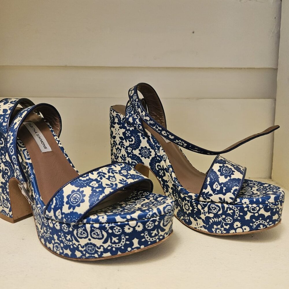 Tabitha Simmons Floral heels